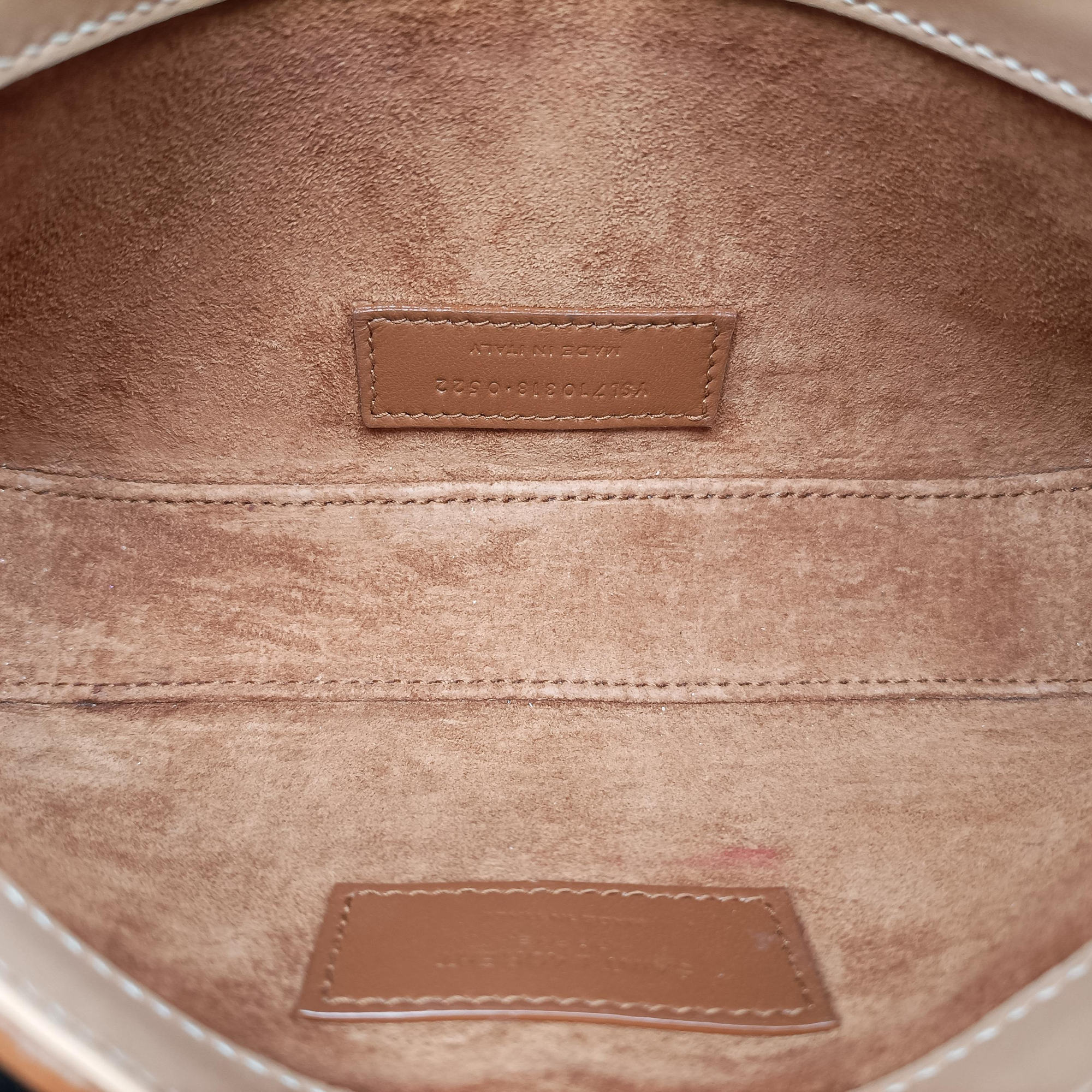 Vintage Yves Saint Laurent LE5A7Hobo Camel Leather 710318 handbag | stylenewstar