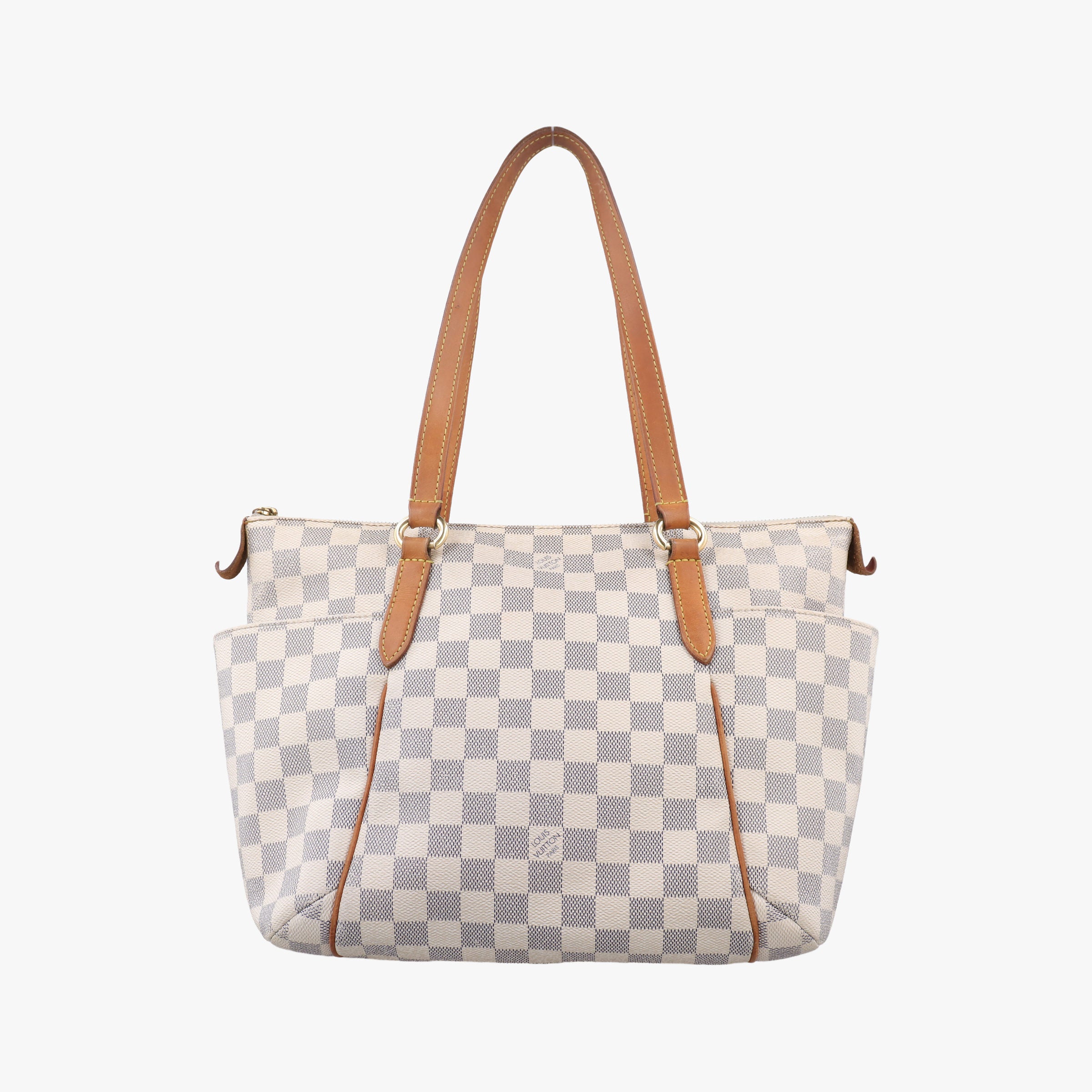 Pre-owned Louis Vuitton TOTALLY MM Azur Damier Canvas N51262 handbag | stylenewstar