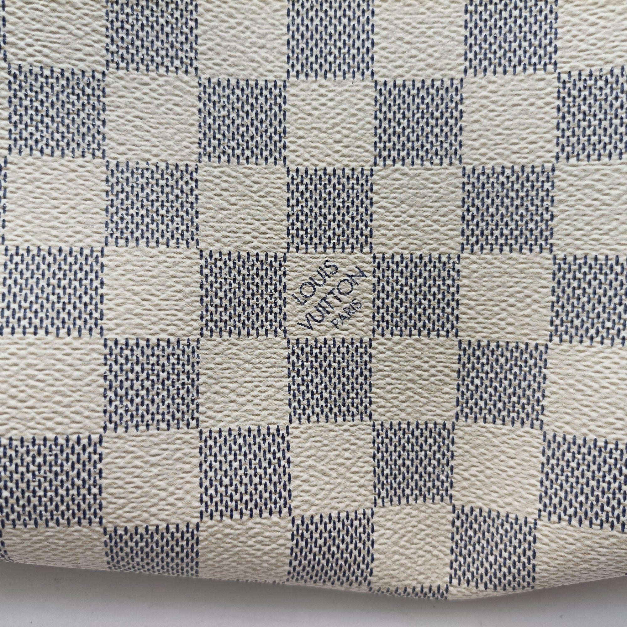 Pre-owned Louis Vuitton TOTALLY MM Azur Damier Canvas N51262 handbag | stylenewstar