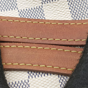 Pre-owned Louis Vuitton TOTALLY MM Azur Damier Canvas N51262 handbag | stylenewstar
