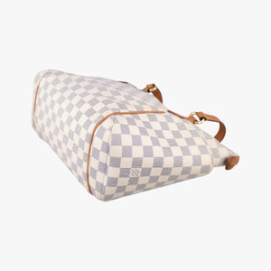 Pre-owned Louis Vuitton TOTALLY MM Azur Damier Canvas N51262 handbag | stylenewstar