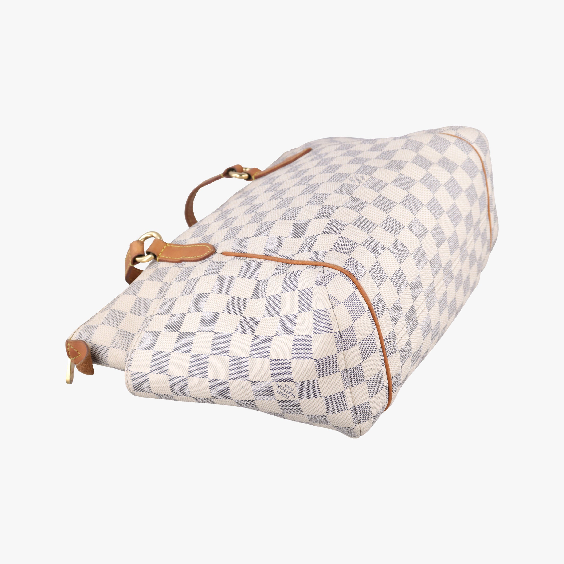 Pre-owned Louis Vuitton TOTALLY MM Azur Damier Canvas N51262 handbag | stylenewstar