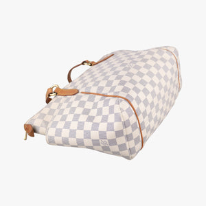 Pre-owned Louis Vuitton TOTALLY MM Azur Damier Canvas N51262 handbag | stylenewstar