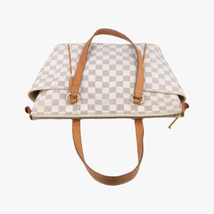 Pre-owned Louis Vuitton TOTALLY MM Azur Damier Canvas N51262 handbag | stylenewstar