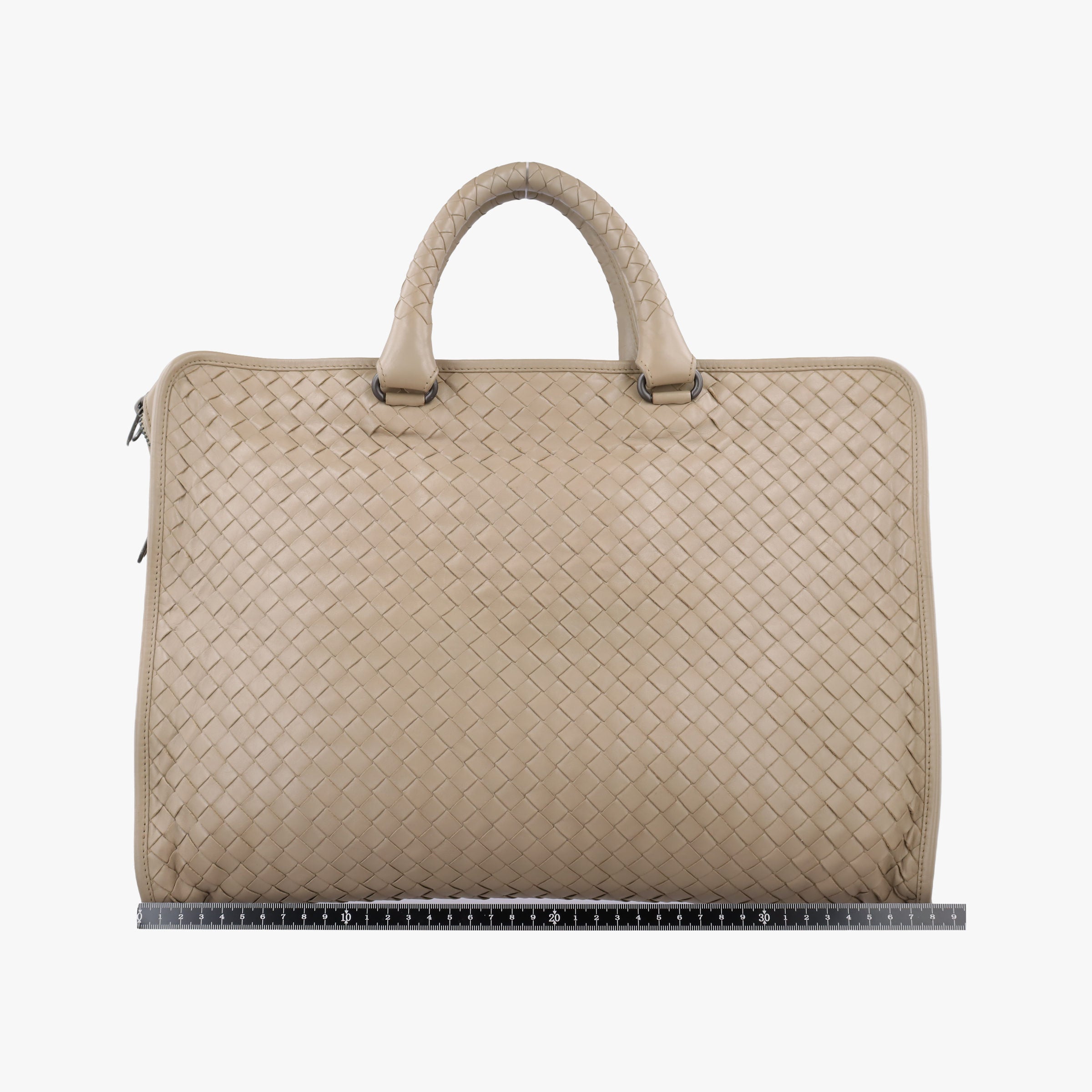 Pre-owned Bottega Veneta Intrecciato Beige lambskin  handbag | stylenewstar