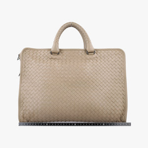 Pre-owned Bottega Veneta Intrecciato Beige lambskin  handbag | stylenewstar