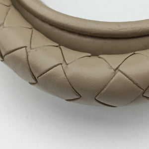 Pre-owned Bottega Veneta Intrecciato Beige lambskin  handbag | stylenewstar