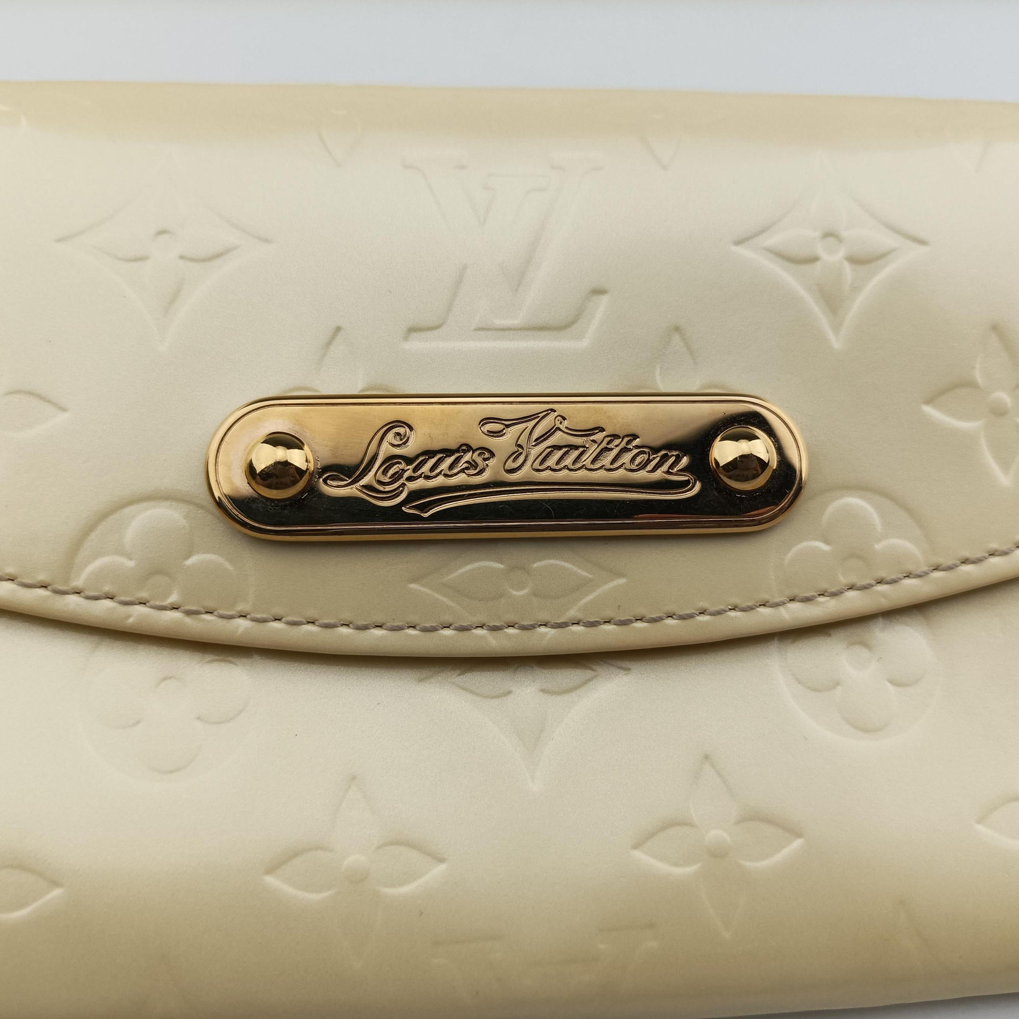 Pre-owned Louis Vuitton Sunset Boulevard Perle Vernis M93543 shoulderbag | stylenewstar