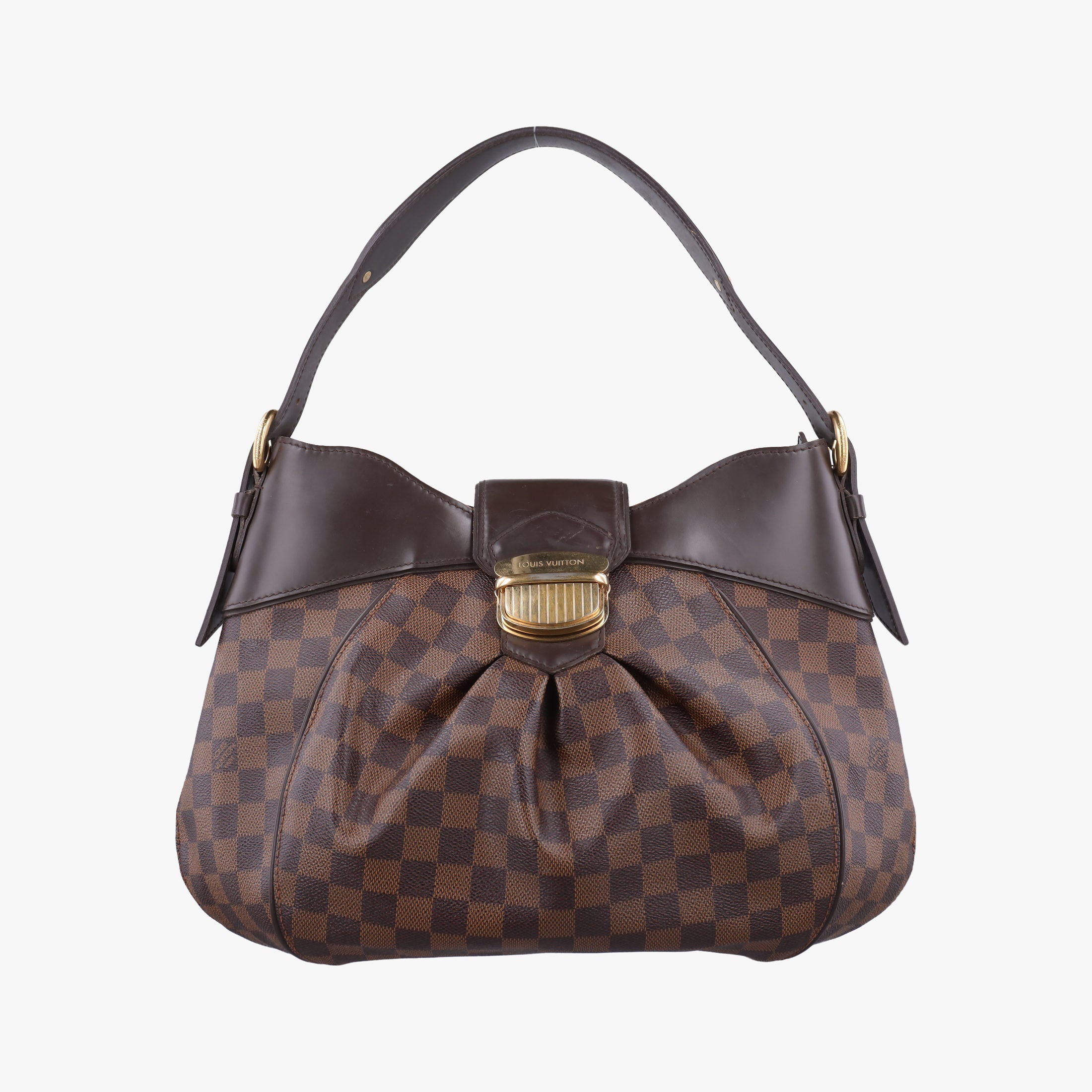 Pre-owned Louis Vuitton SISTINA MM EBENE Damier Canvas N41541 shoulderbag | stylenewstar