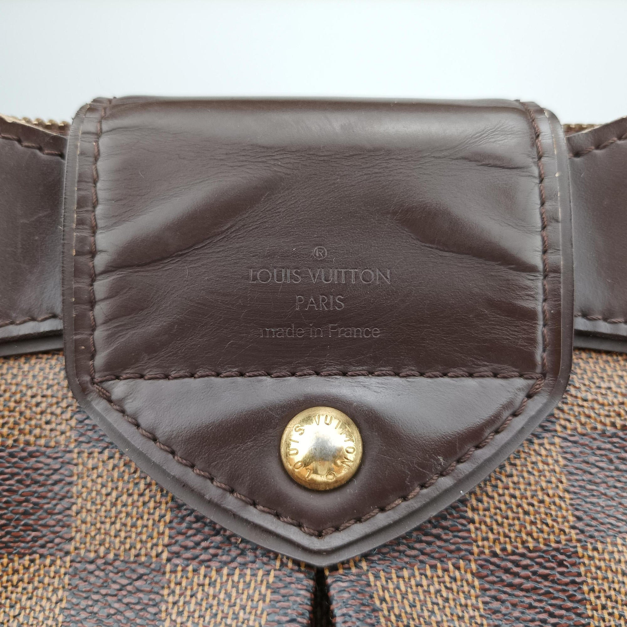 Pre-owned Louis Vuitton SISTINA MM EBENE Damier Canvas N41541 shoulderbag | stylenewstar