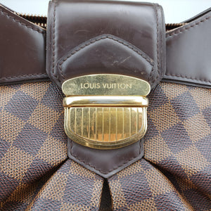Pre-owned Louis Vuitton SISTINA MM EBENE Damier Canvas N41541 shoulderbag | stylenewstar