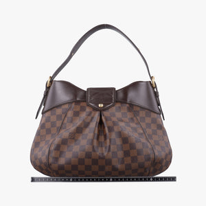 Pre-owned Louis Vuitton SISTINA MM EBENE Damier Canvas N41541 shoulderbag | stylenewstar