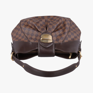Pre-owned Louis Vuitton SISTINA MM EBENE Damier Canvas N41541 shoulderbag | stylenewstar