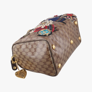 Pre-owned Gucci Babushka Multicolour PVC coated canvas 207775 handbag | stylenewstar