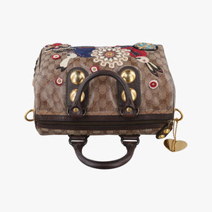 Pre-owned Gucci Babushka Multicolour PVC coated canvas 207775 handbag | stylenewstar