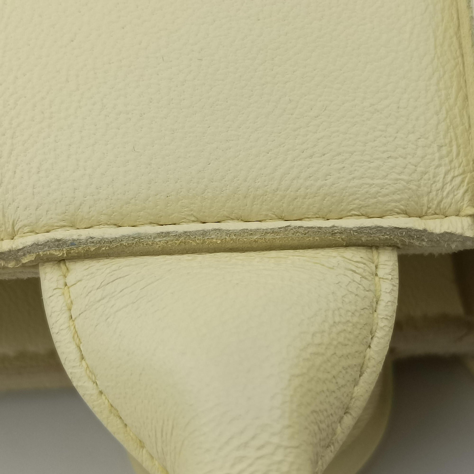 Vintage Bottega Veneta THE ARCO Tote small Yellow lambskin  handbag | stylenewstar