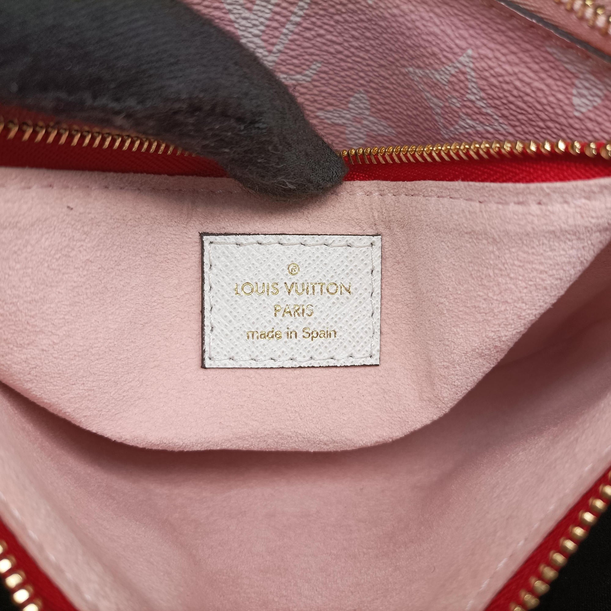 Pre-owned Louis Vuitton Pochette Double Zip ROUGE Monogram Giant M67561 shoulderbag | stylenewstar