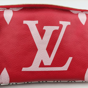 Pre-owned Louis Vuitton Pochette Double Zip ROUGE Monogram Giant M67561 shoulderbag | stylenewstar