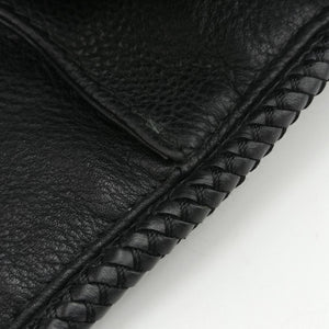 Pre-owned Gucci Marrakech Messenger Black Leather 357024 shoulderbag | stylenewstar