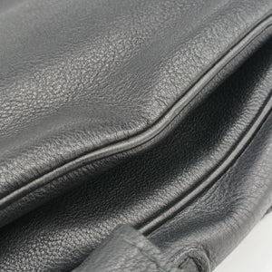 Pre-owned Gucci Marrakech Messenger Black Leather 357024 shoulderbag | stylenewstar