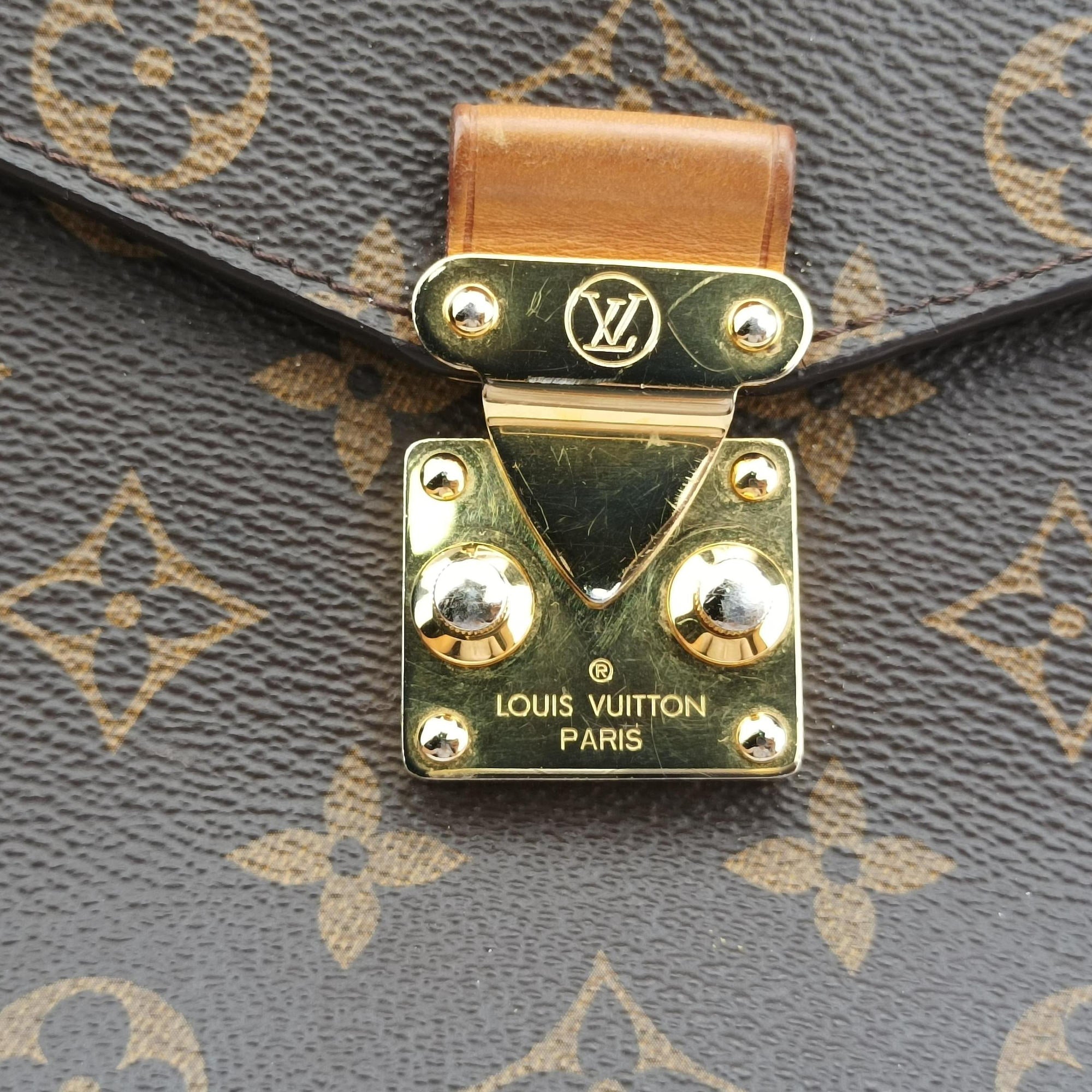Pre-owned Louis Vuitton Pochette Metis MM Brown Monogram Canvas M44875 shoulderbag | stylenewstar