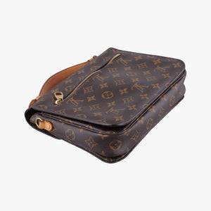 Pre-owned Louis Vuitton Pochette Metis MM Brown Monogram Canvas M44875 shoulderbag | stylenewstar