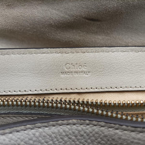 Pre-owned Chloe FAYE DAY Grey Leather  shoulderbag | stylenewstar