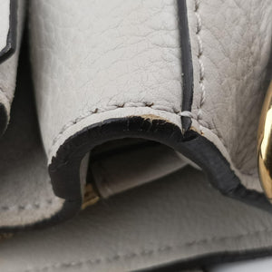 Pre-owned Chloe FAYE DAY Grey Leather  shoulderbag | stylenewstar
