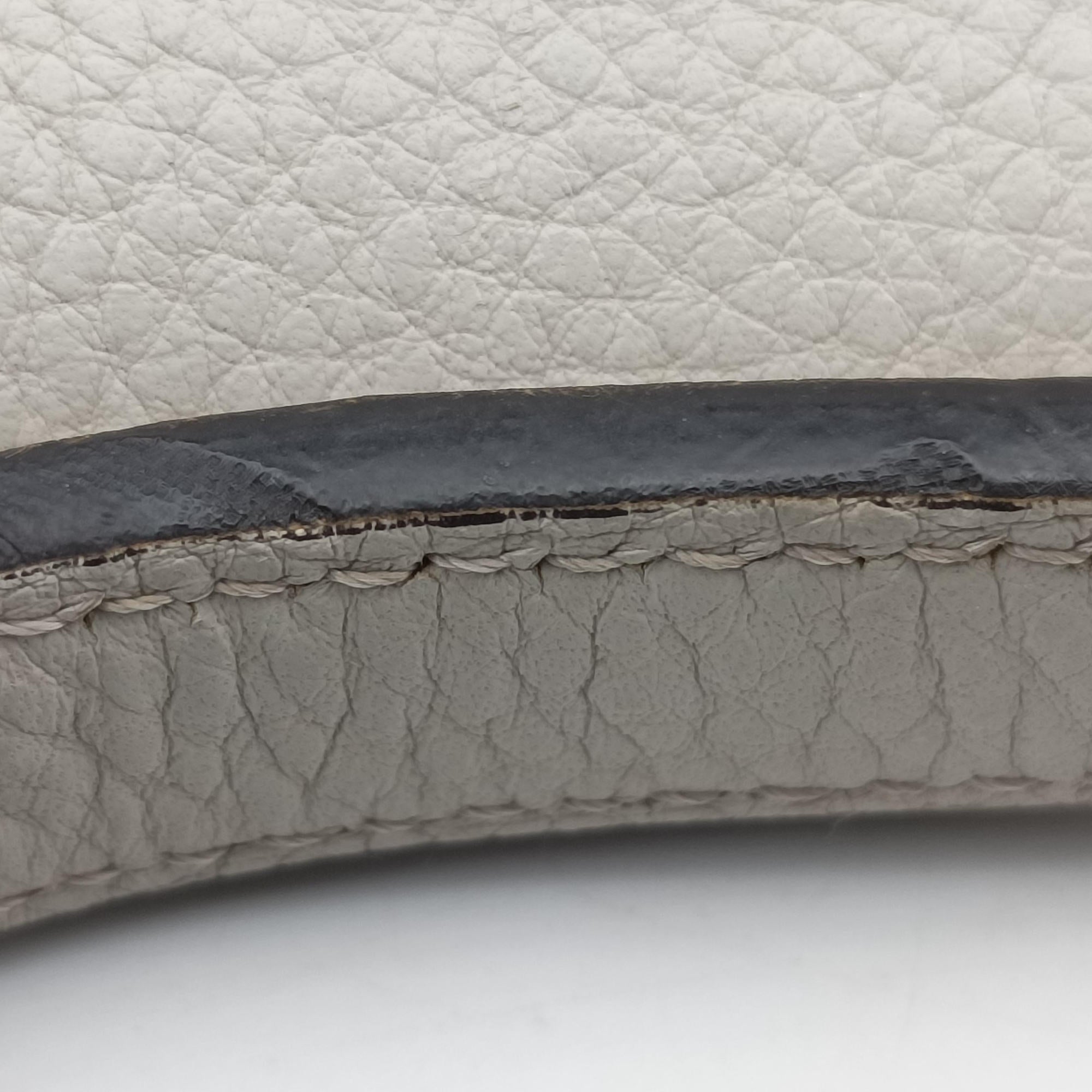 Pre-owned Chloe FAYE DAY Grey Leather  shoulderbag | stylenewstar