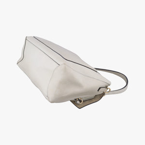 Pre-owned Chloe FAYE DAY Grey Leather  shoulderbag | stylenewstar