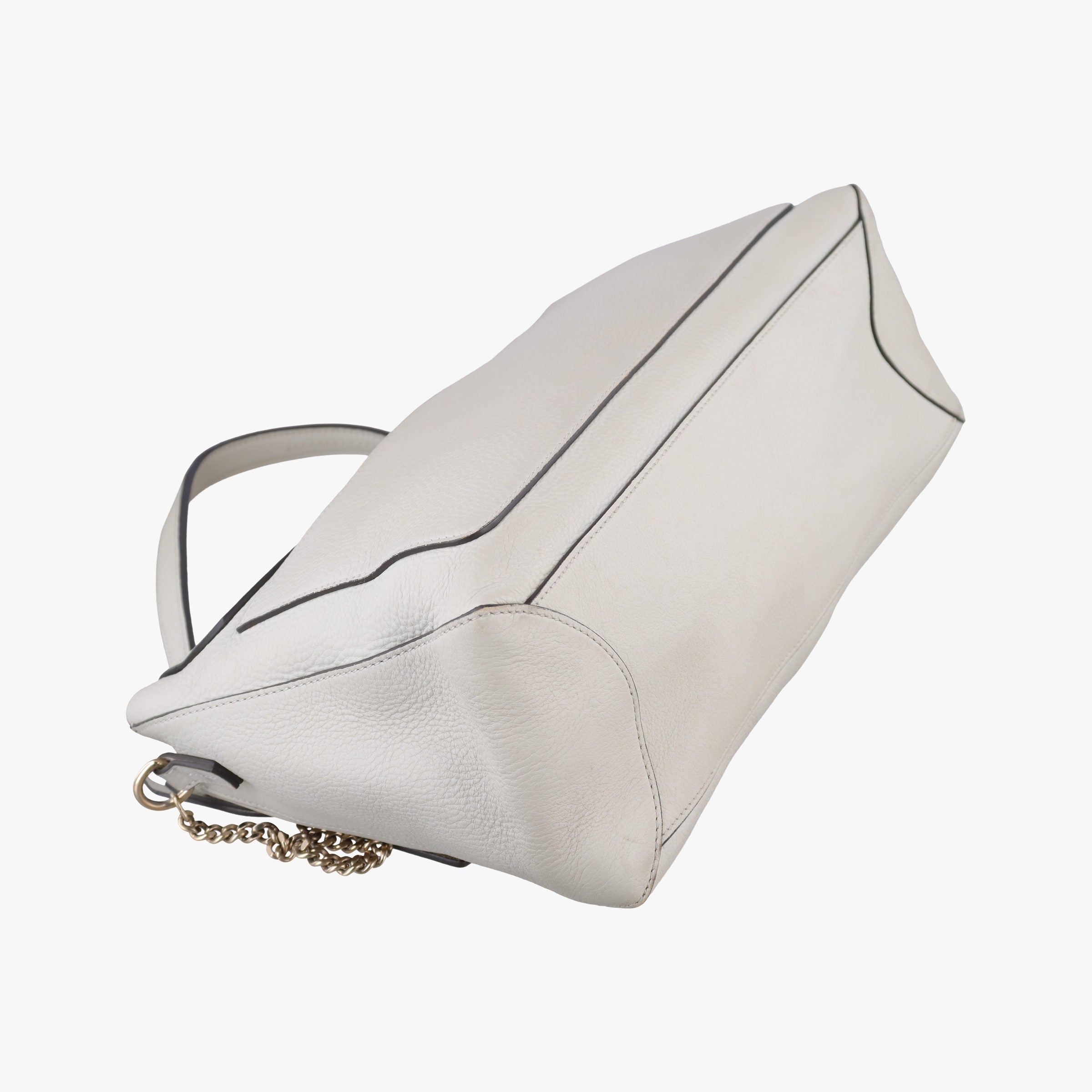 Pre-owned Chloe FAYE DAY Grey Leather  shoulderbag | stylenewstar