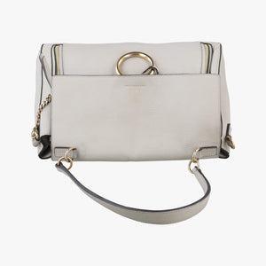 Pre-owned Chloe FAYE DAY Grey Leather  shoulderbag | stylenewstar