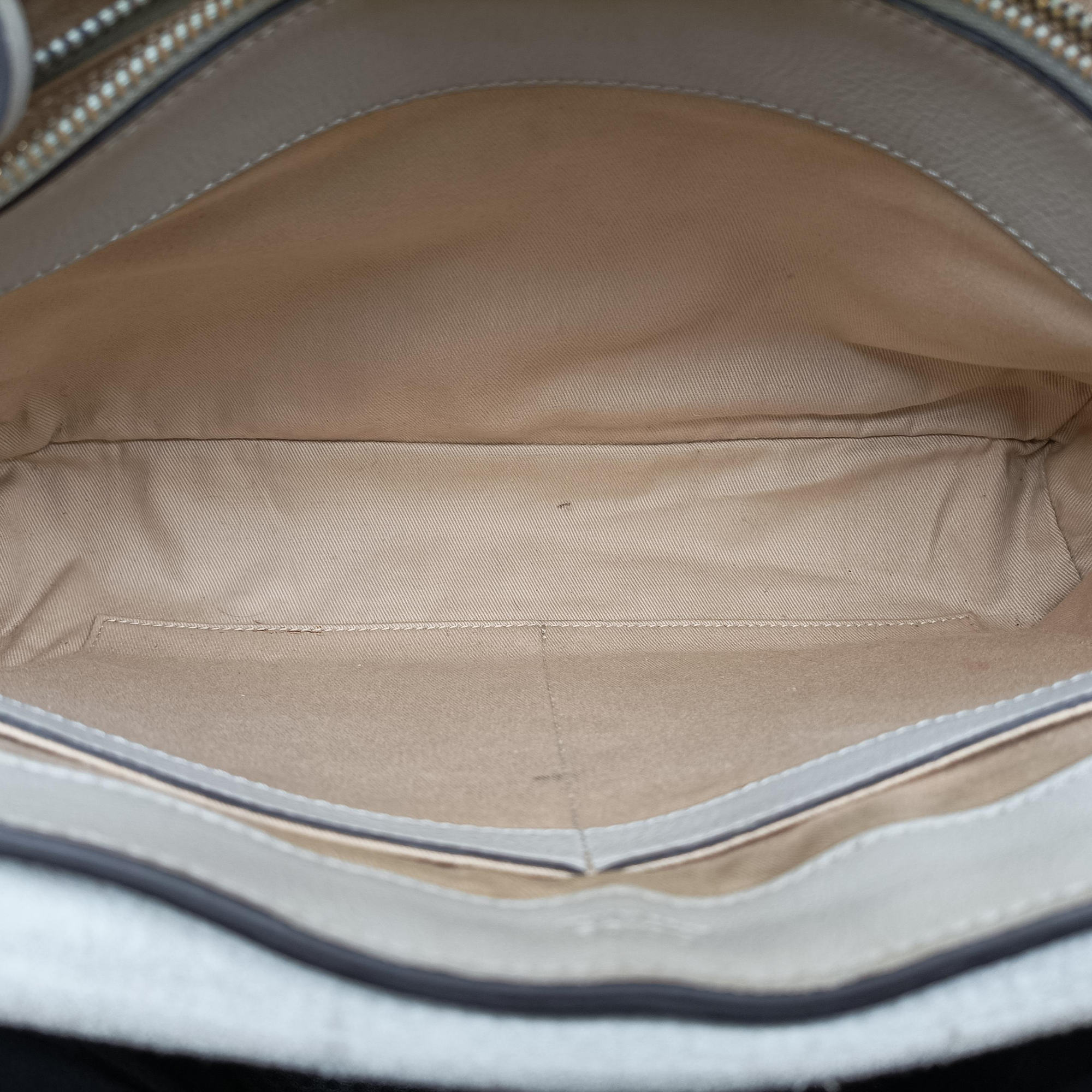 Pre-owned Chloe FAYE DAY Grey Leather  shoulderbag | stylenewstar