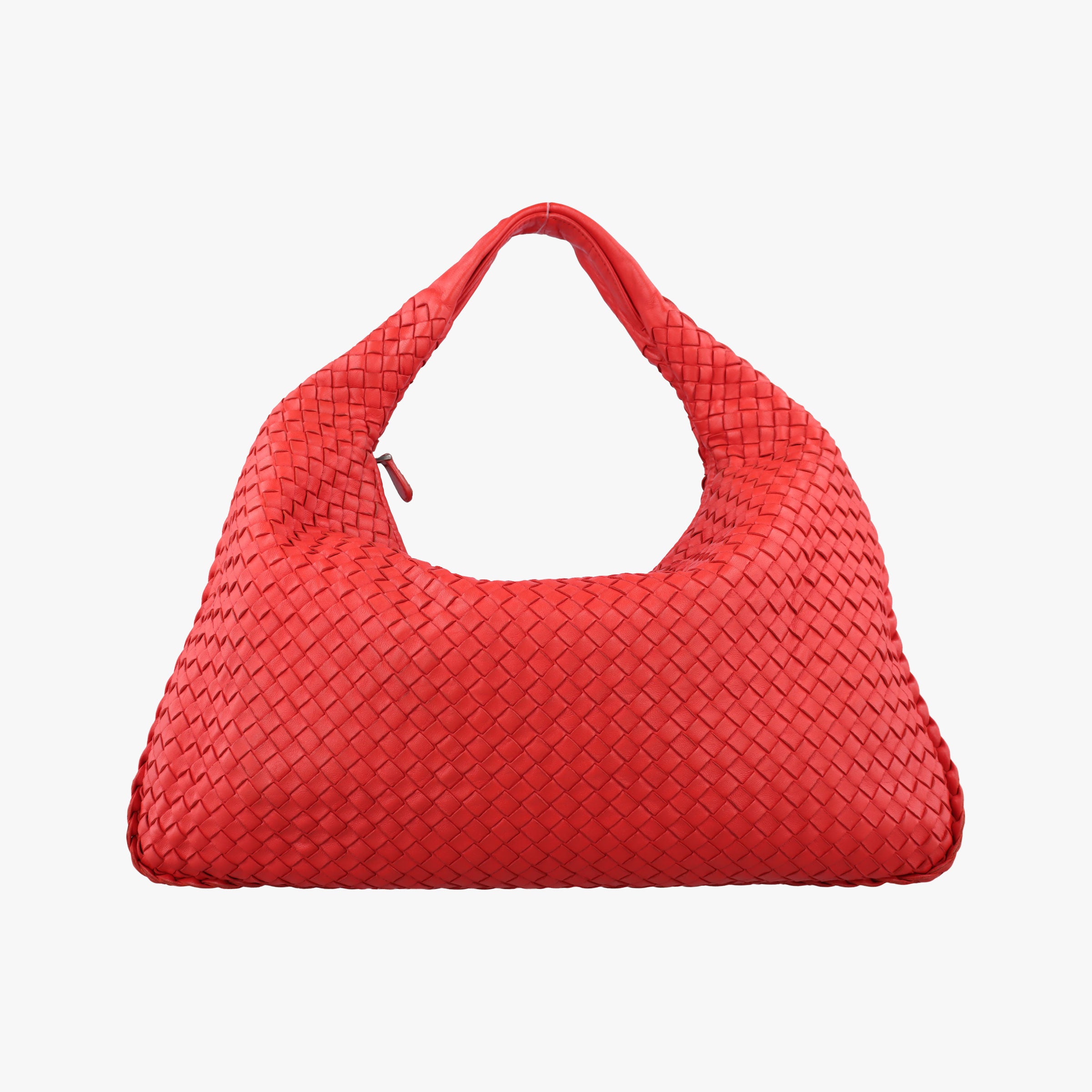 Pre-owned Bottega Veneta Intrecciato Orange lambskin  handbag | stylenewstar