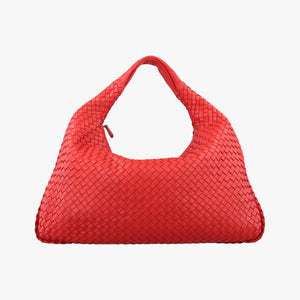 Pre-owned Bottega Veneta Intrecciato Orange lambskin  handbag | stylenewstar