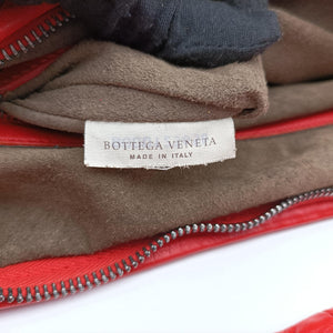 Pre-owned Bottega Veneta Intrecciato Orange lambskin  handbag | stylenewstar