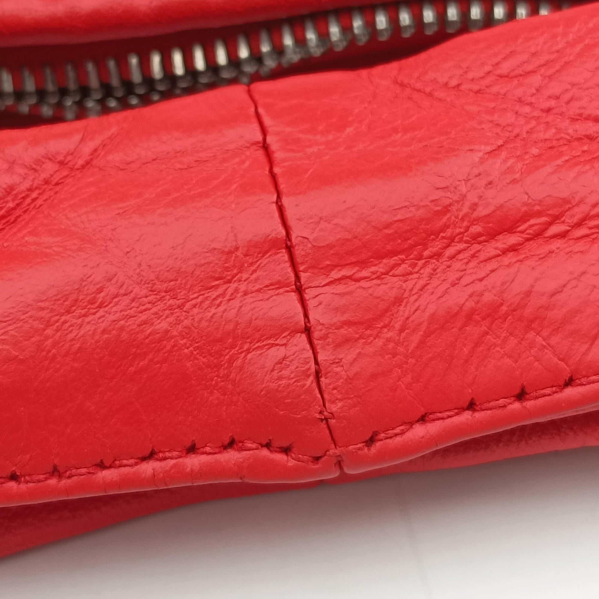Pre-owned Bottega Veneta Intrecciato Orange lambskin  handbag | stylenewstar