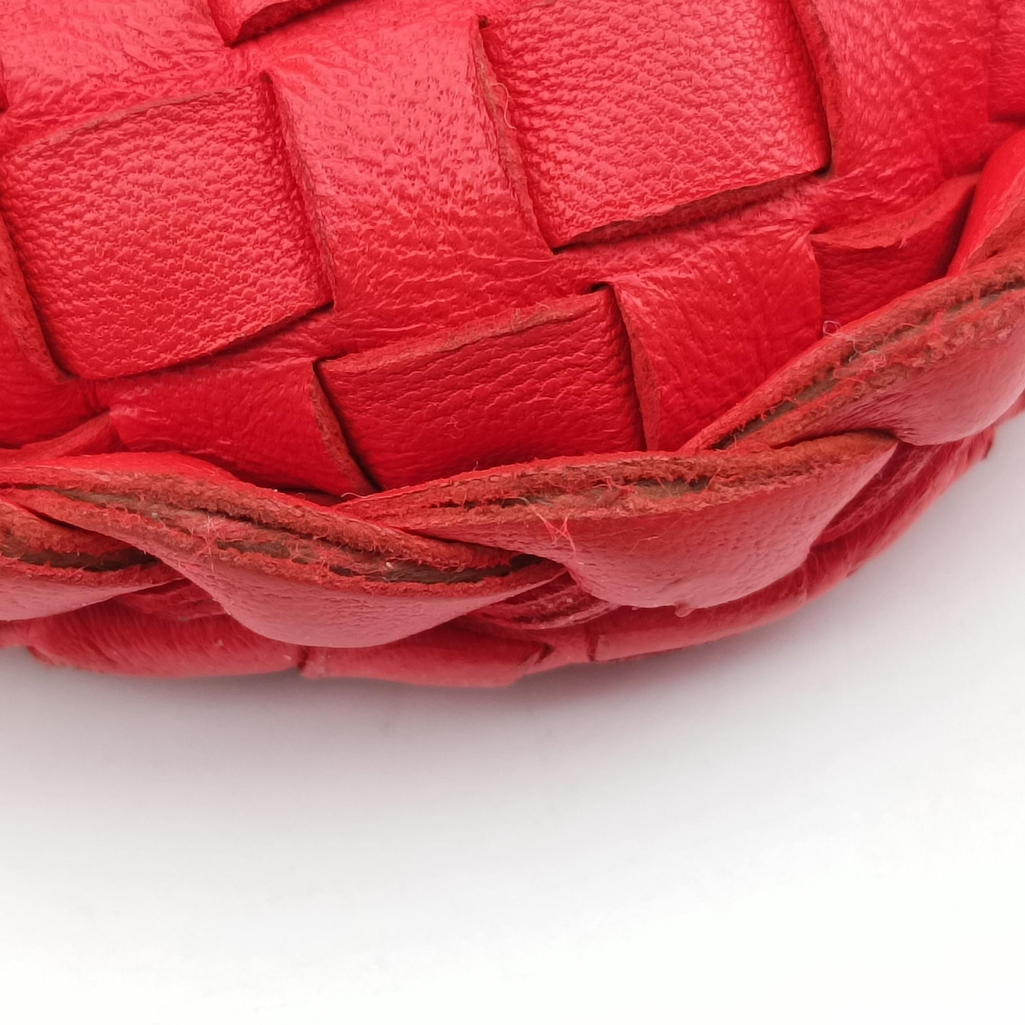 Pre-owned Bottega Veneta Intrecciato Orange lambskin  handbag | stylenewstar