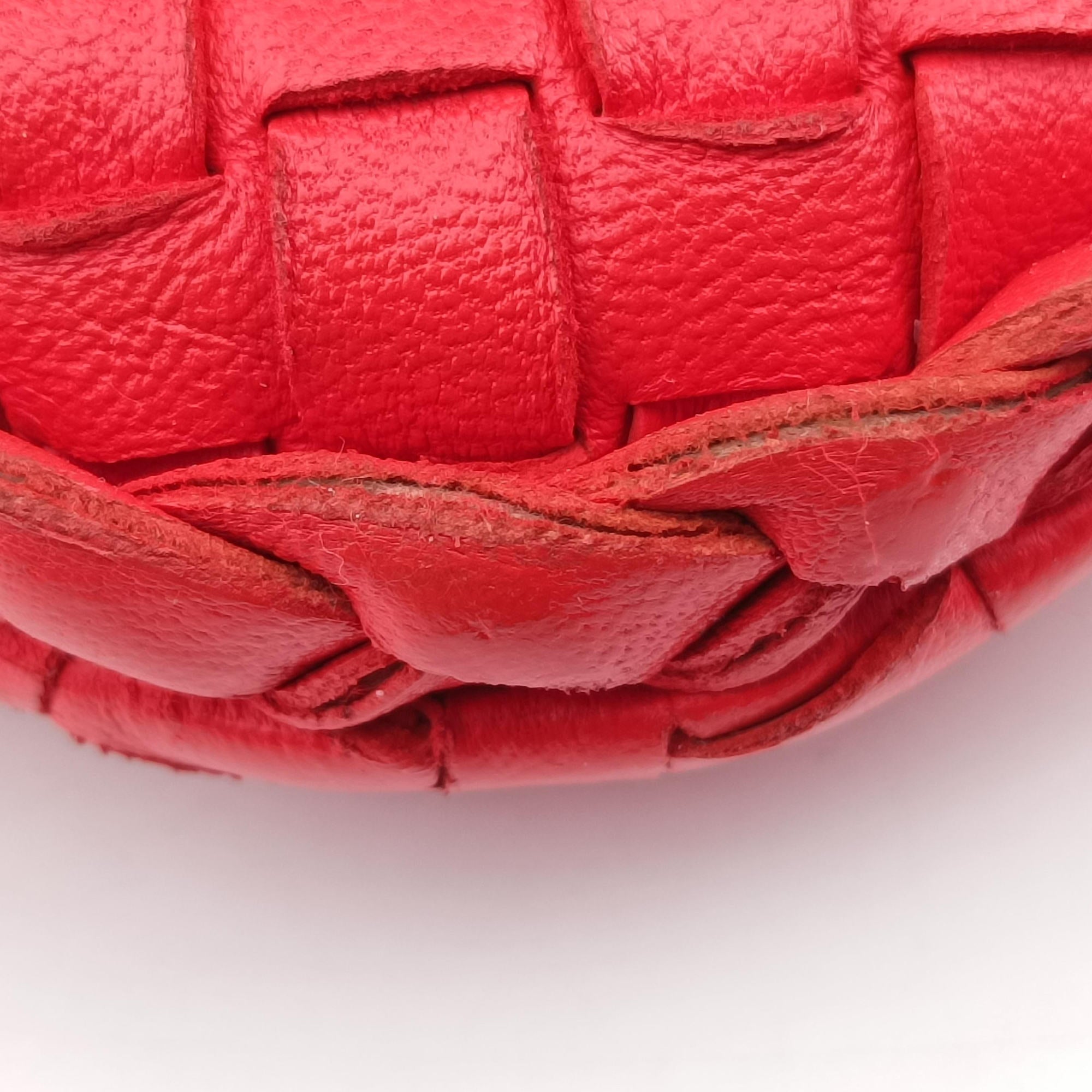 Pre-owned Bottega Veneta Intrecciato Orange lambskin  handbag | stylenewstar