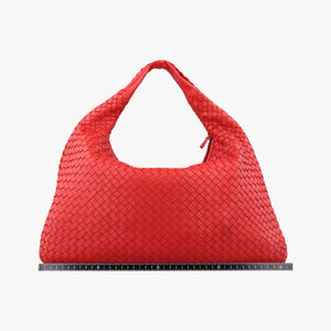 Pre-owned Bottega Veneta Intrecciato Orange lambskin  handbag | stylenewstar