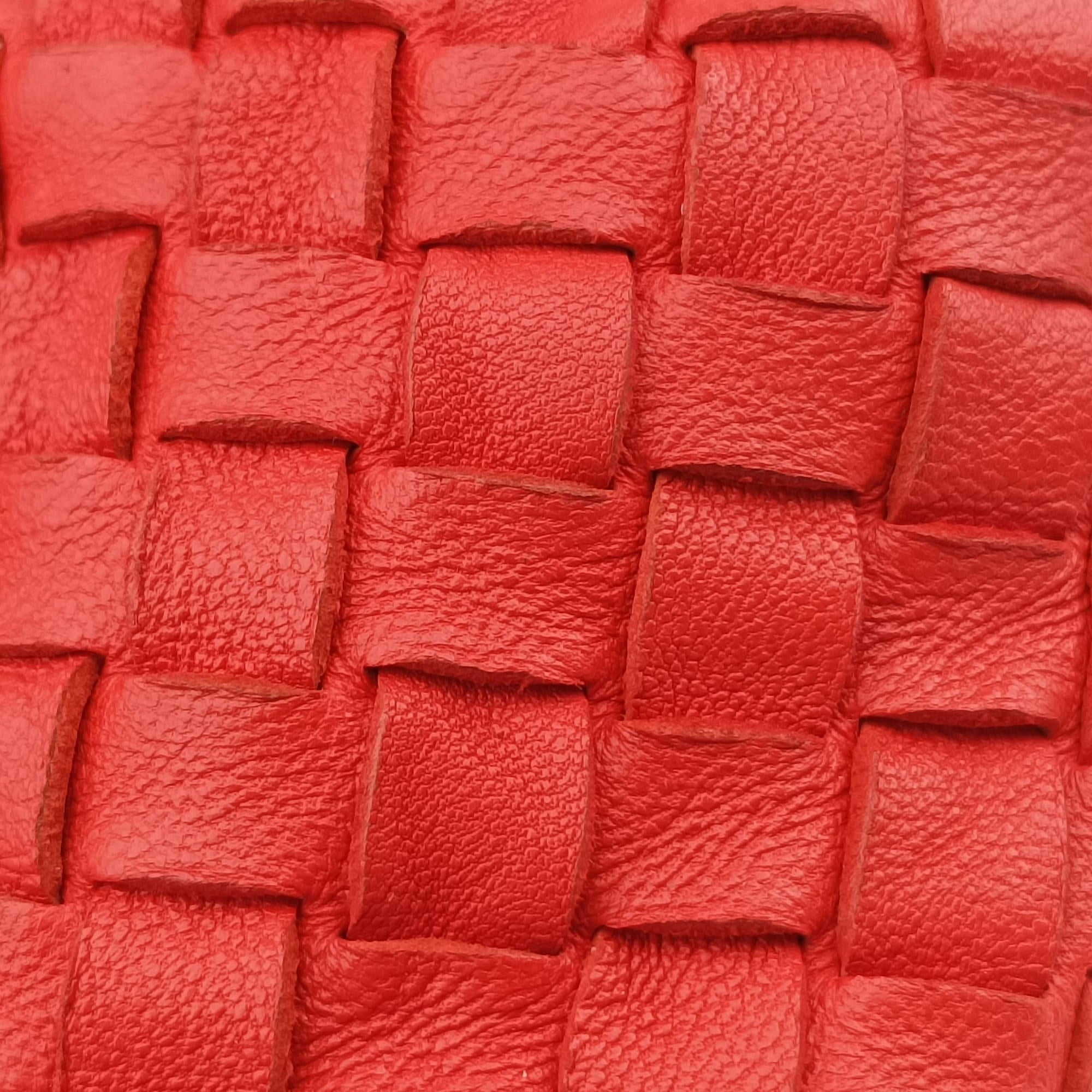 Pre-owned Bottega Veneta Intrecciato Orange lambskin  handbag | stylenewstar