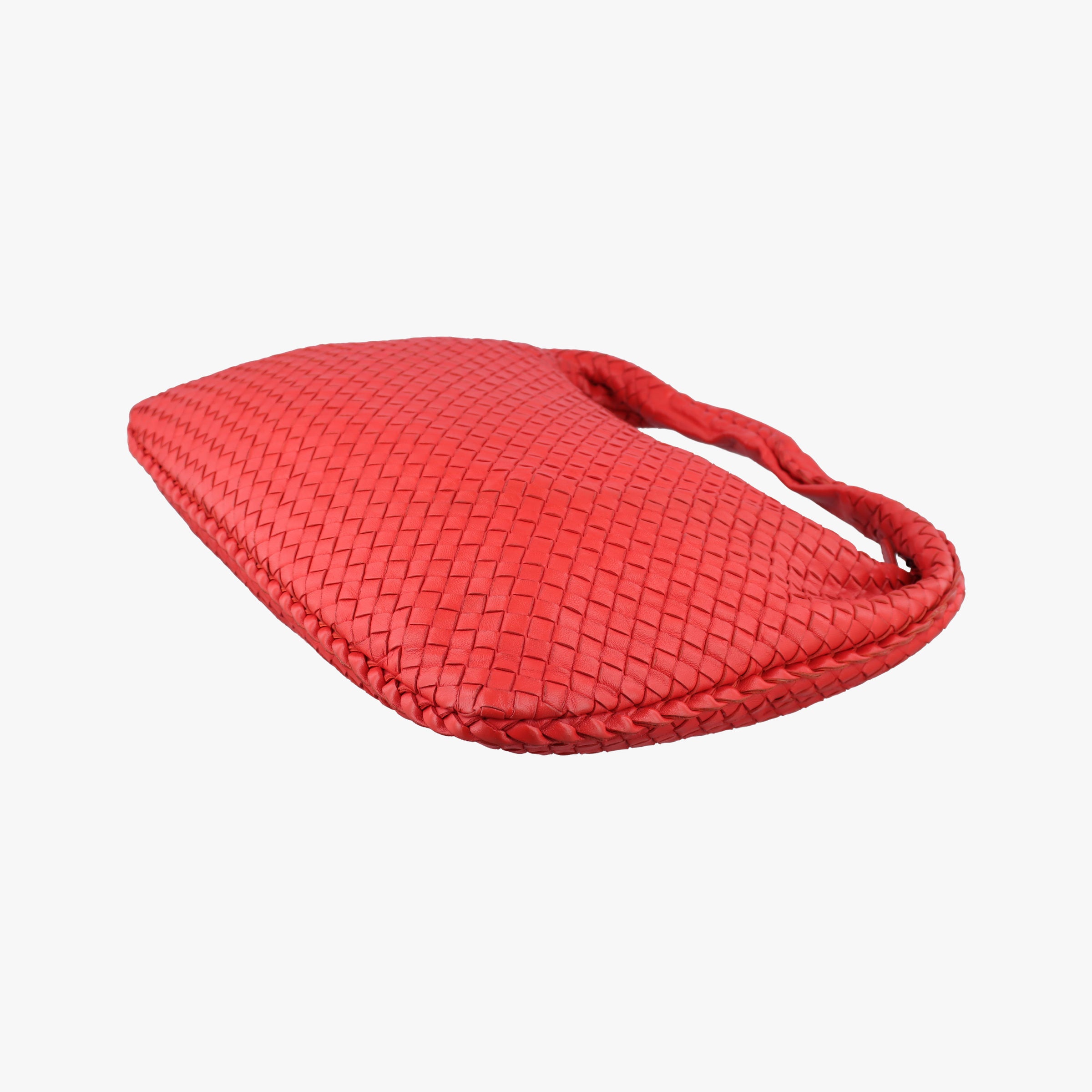 Pre-owned Bottega Veneta Intrecciato Orange lambskin  handbag | stylenewstar