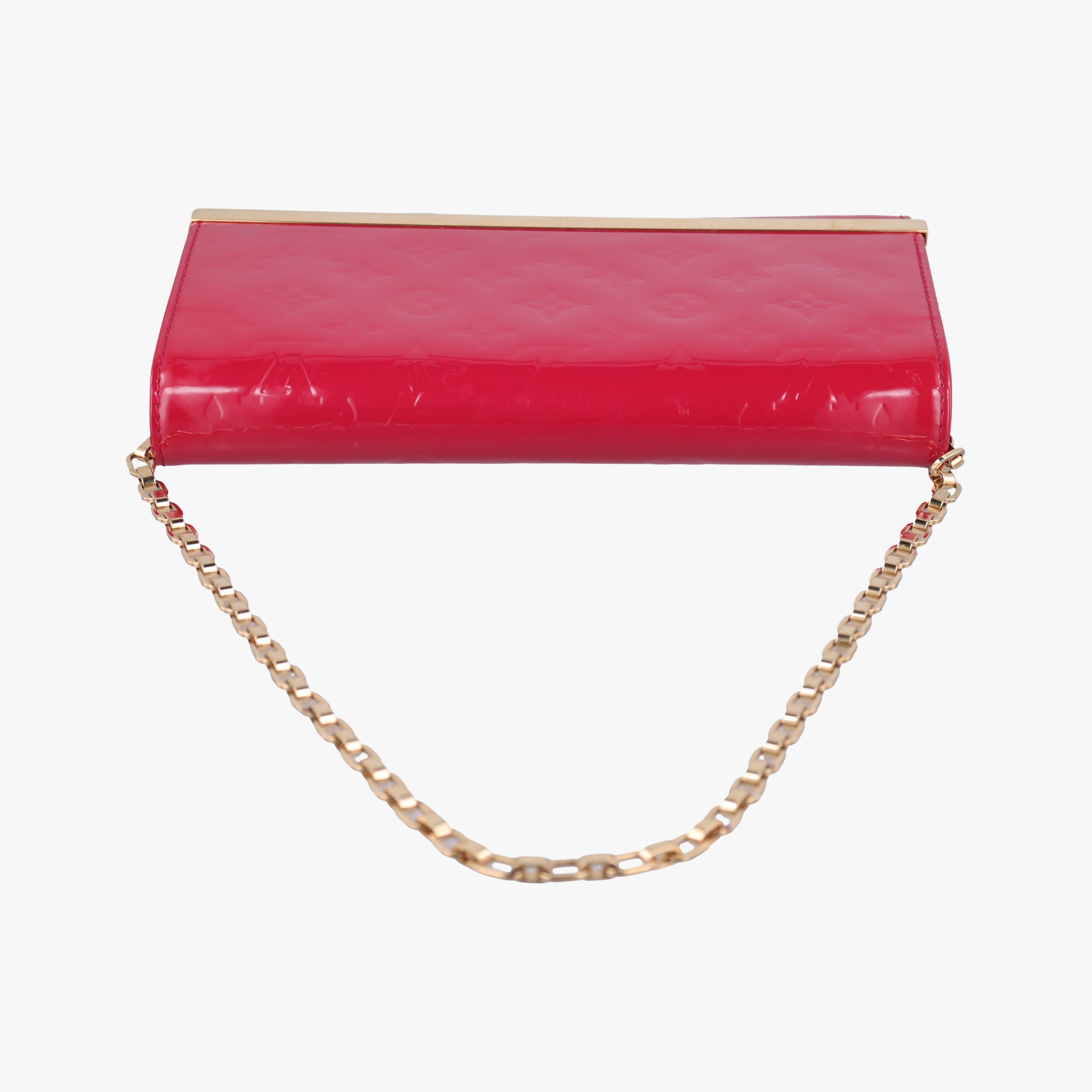 Pre-owned Louis Vuitton Clutch Ana pomme d'amour Vernis M90095 shoulderbag | stylenewstar