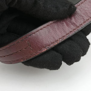 Secondhand Chloe Tess Green × Bordeaux Leather × Suede  shoulderbag | stylenewstar