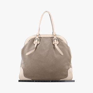 Pre-owned Prada Logo Jacquard Corda × Talco Jacquard Canvas × Vitello Leather BR3511 shoulderbag | stylenewstar