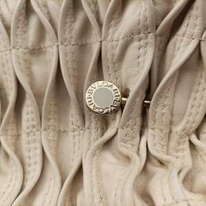 Vintage Bvlgari Monete Beige leather  shoulderbag | stylenewstar