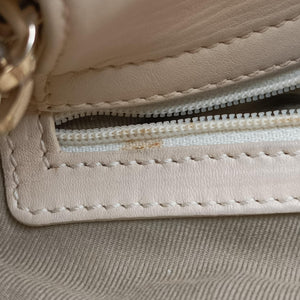 Vintage Bvlgari Monete Beige leather  shoulderbag | stylenewstar