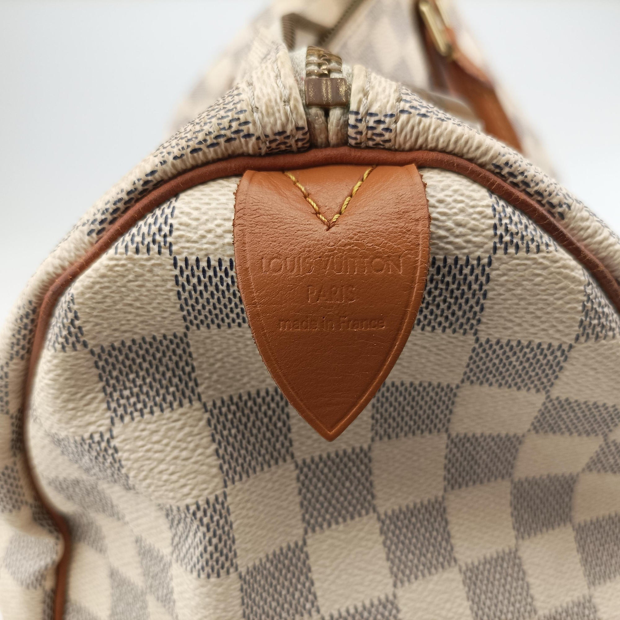 Pre-owned Louis Vuitton Speedy 35 Azur Damier Canvas N41535 shoulderbag | stylenewstar