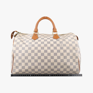 Pre-owned Louis Vuitton Speedy 35 Azur Damier Canvas N41535 shoulderbag | stylenewstar