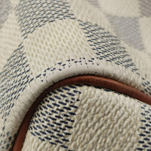 Pre-owned Louis Vuitton Speedy 35 Azur Damier Canvas N41535 shoulderbag | stylenewstar